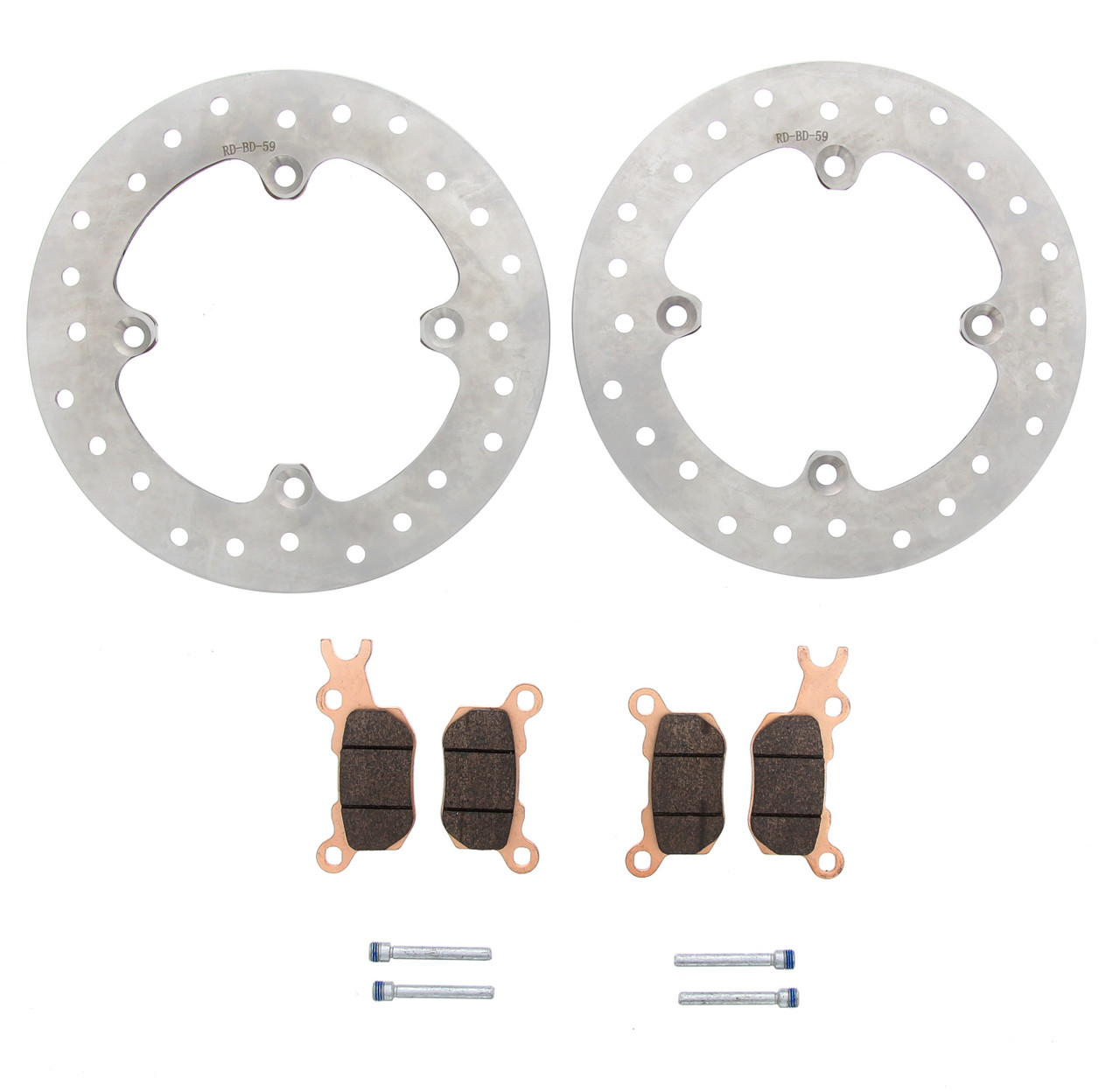 Brake Rotors and Brake Pads fit Can-Am Defender HD9 2022 - 2025 Rear Brakes