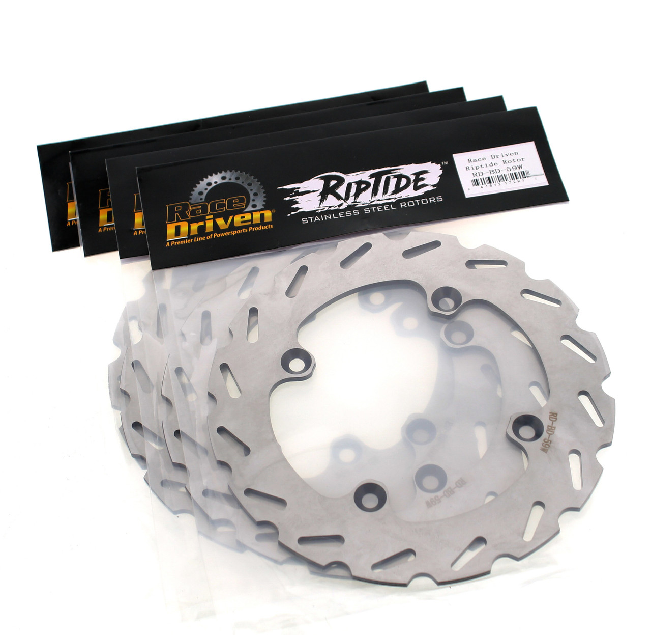 Brake Rotors & Pads fit Can-Am Defender HD10 XT 2017 - 2023 Front & Rear RipTide
