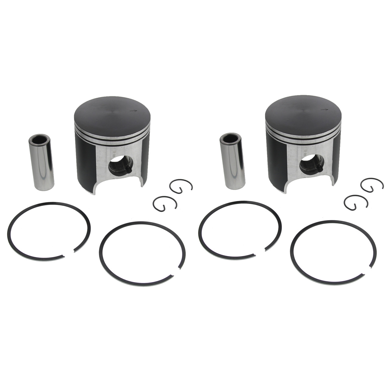 Piston Kit for Polaris XC 500 2001 2002 Teflon Coated x2 Snowmobile Race-Driven