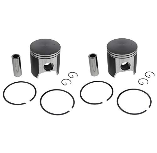 Piston Kit for Polaris Indy 500 2001 Teflon Coated x2 Snowmobile by Race-Driven