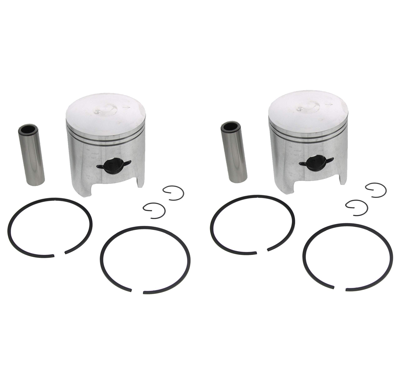 Piston Kit for Arctic Cat El Tigre 5000 1976 - 1981 Snowmobile by Race-Driven x2