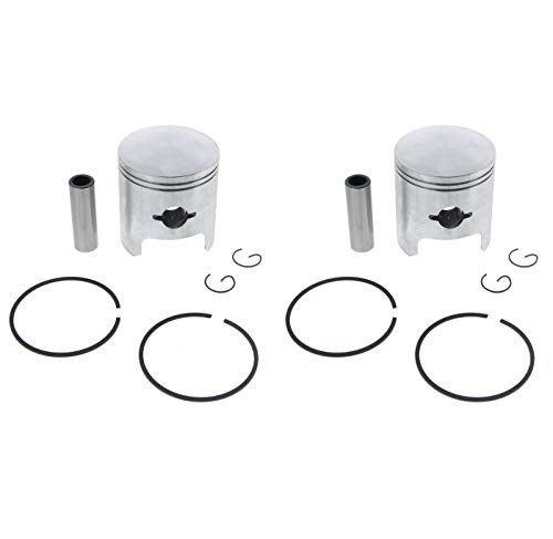 Piston Kit fits Arctic Cat Cheetah 500 1986 1987 Snowmobile by Race-Driven x2