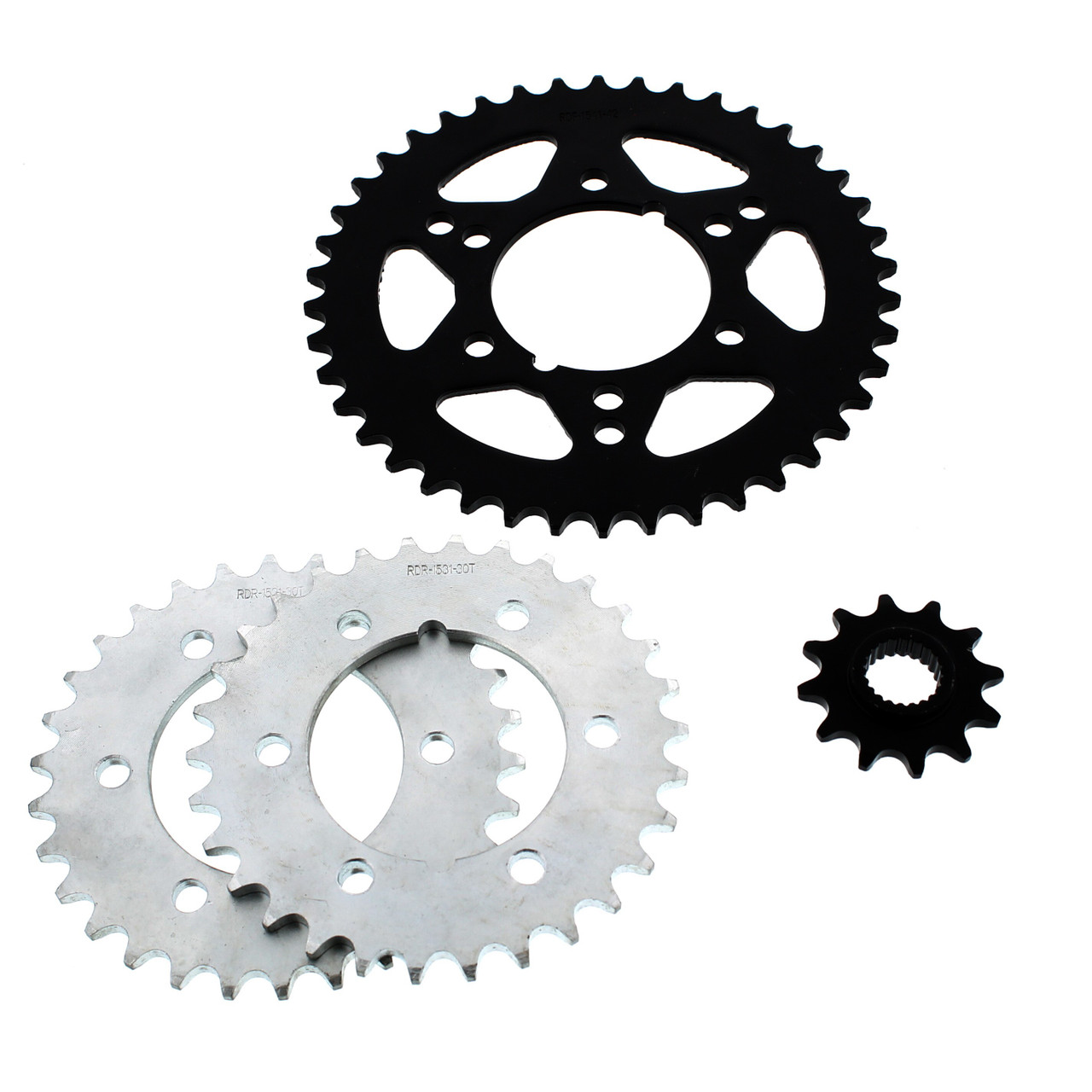 1990 - 1992 Polaris Big Boss 4X6 Steel Sprocket Complete Set