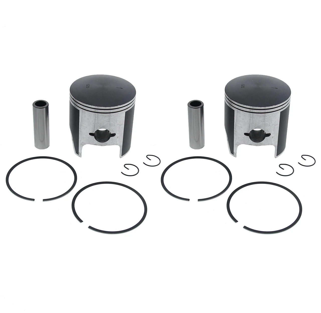 1993 Yamaha Venture TL 480 VT480 Piston Kit x2 +0.20"  O/S Teflon Coated