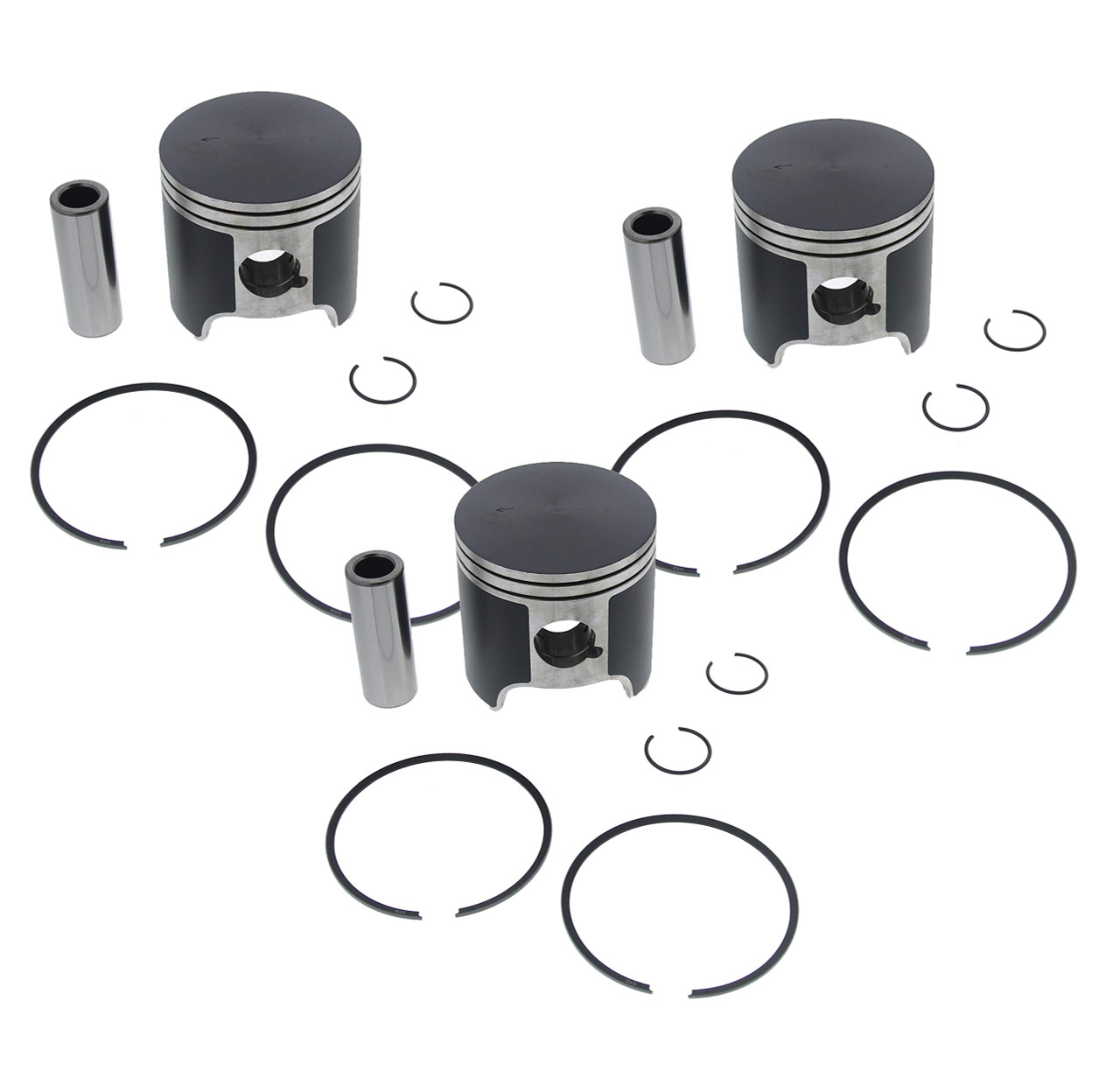 2005 Yamaha SX Viper S 700 SXV700 Piston Kit x3 Teflon Coated Race-Driven