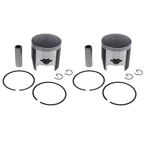 1995 1996  Yamaha Phazer LE SE 480 PZ480 Piston Kit x2 +0.20"  O/S Teflon Coated