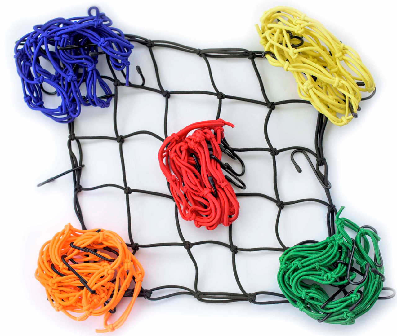 Race-Driven Motorcycle ATV Cargo Net 15 x 15 inch with 6 Hooks Mesh Web - RaceDriven Race-Driven Motorcycle ATV Cargo Net 15 x 15 inch with 6 Hooks Mesh Web - RaceDriven