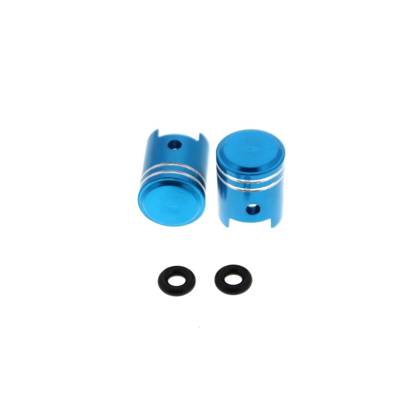 Race-Driven Piston Tire Valve Cap Wheel Air Port Dust Cover Stem Caps Kit