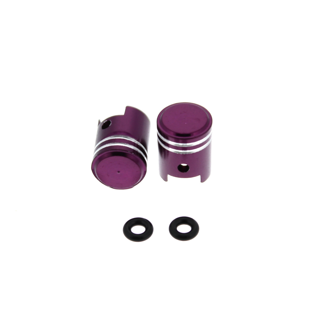 Race-Driven Piston Tire Valve Cap Wheel Air Port Dust Cover Stem Caps Kit