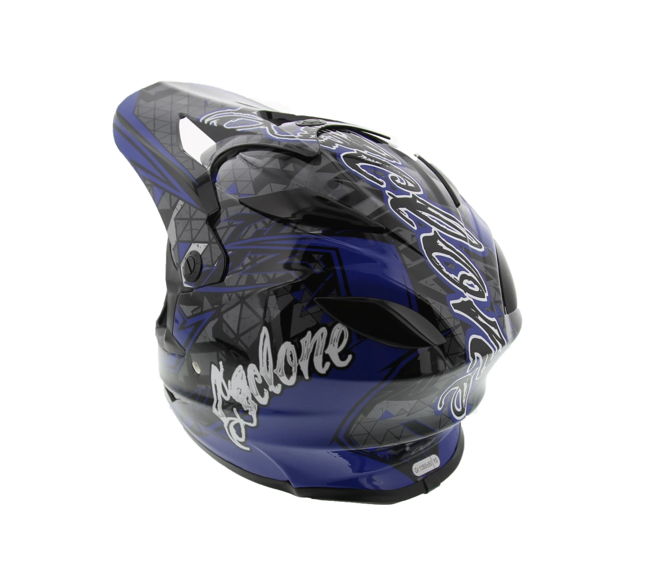Cyclone ATV MX Motocross Dirt Bike Off-Road Helmet DOT/ECE Approved- Blue