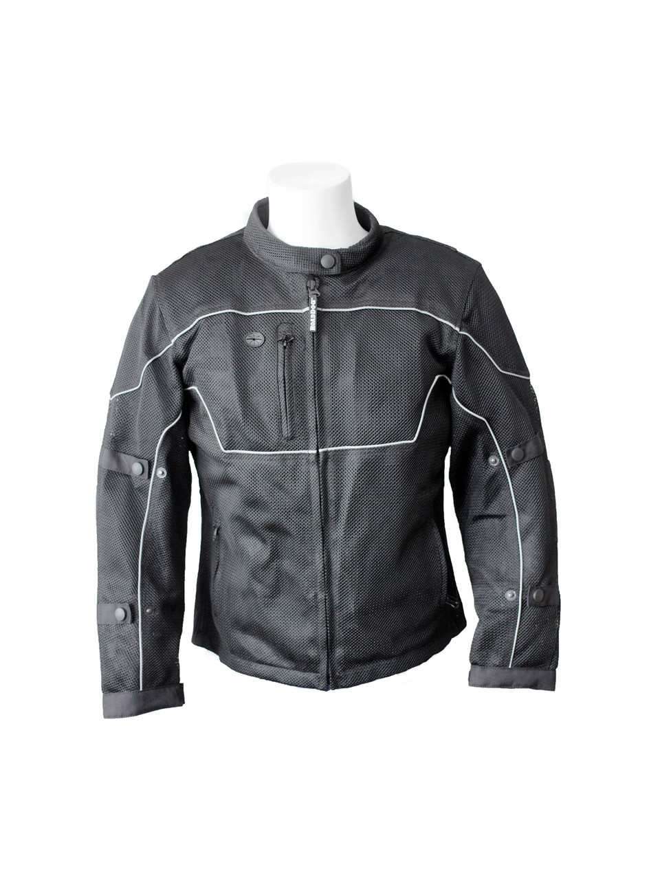RoadDog Hurricane Mesh Jacket - Motorcycle Riding Jacket - Black - Women's