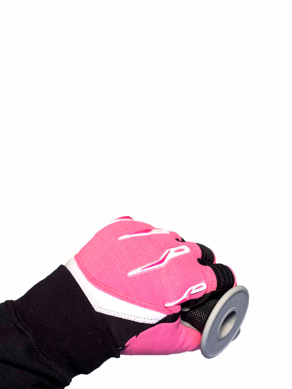 Race-Driven ATV MX Off Road Silicone Fingertip Riding Gloves Pink