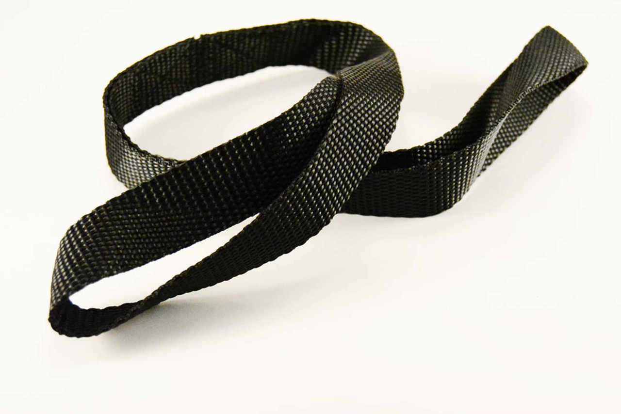 Race-Driven Black Tie Down Extension Soft Touch Double Loop No Scratch ATV MX