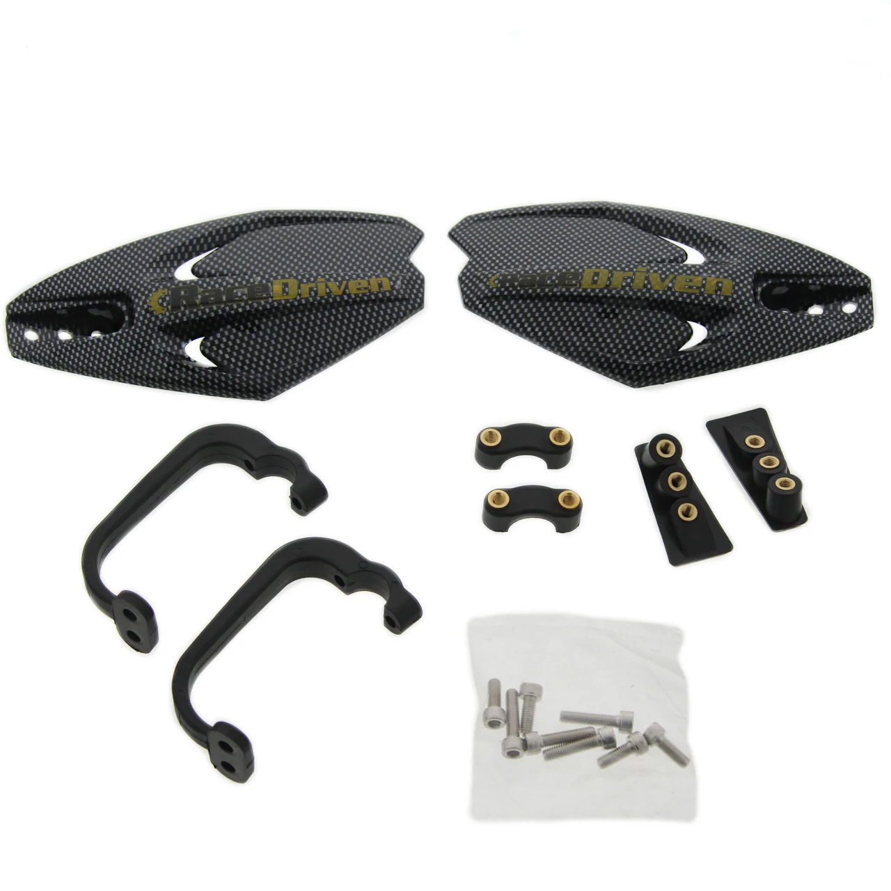 Race-Driven Universal Motocross MX ATV Hand Guards Guard Handguards
