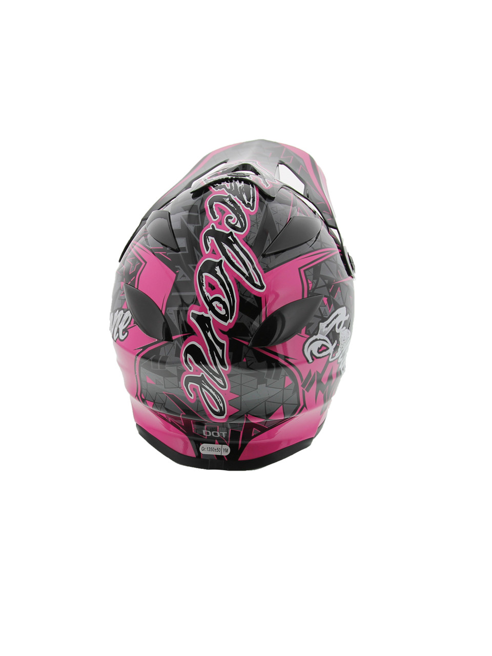 Cyclone ATV MX Motocross Dirt Bike Off-Road Helmet DOT/ECE Approved - Pink