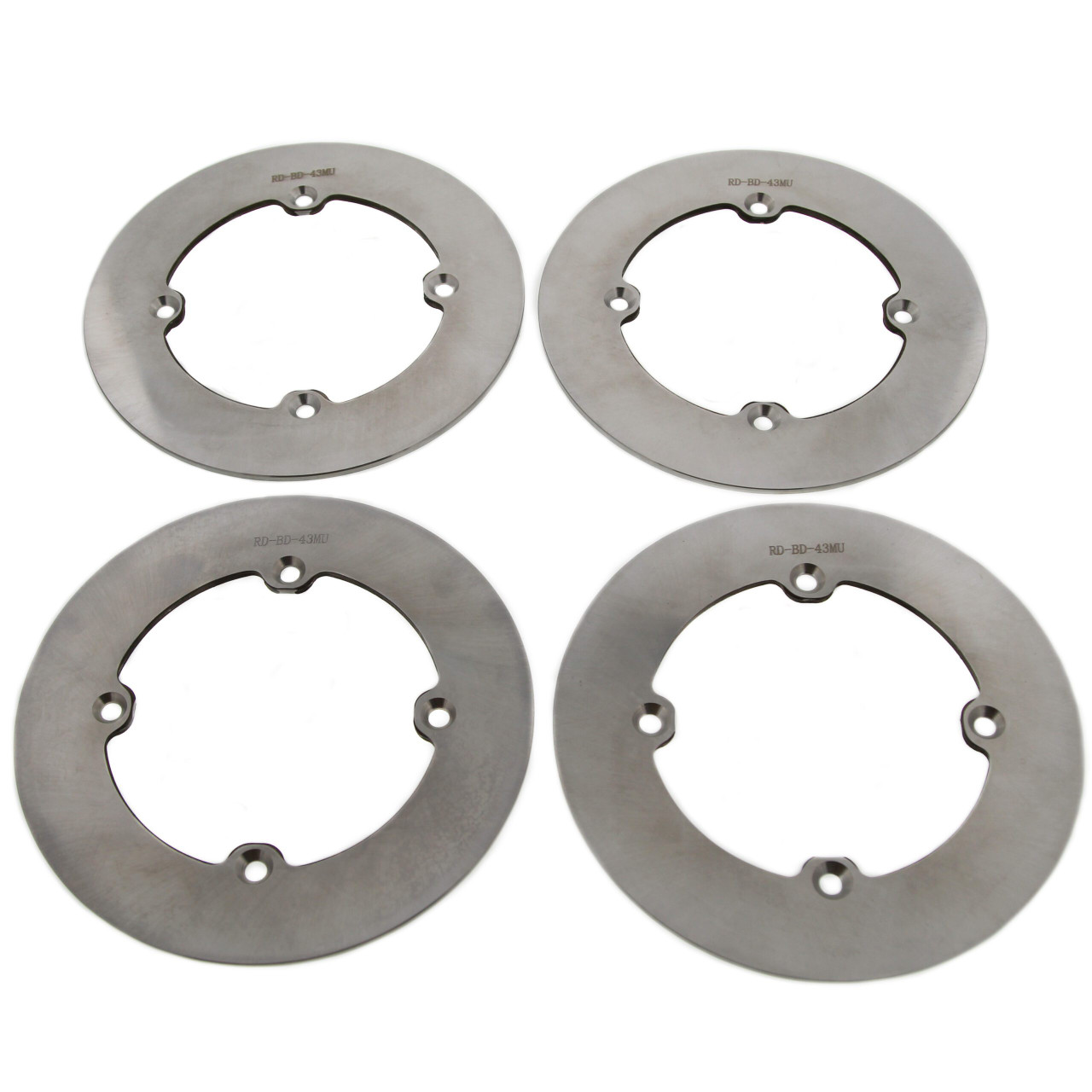 Brake Rotors & Pads for Can-Am Outlander MAX 450 6x6 2020-22 Front & Rear MudRat