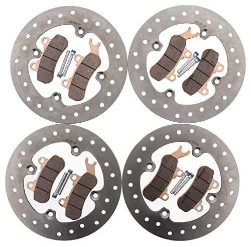 Brake Rotor & Brake Pads for Can-Am Defender Max HD10 XMR 2019-2023 Front & Rear