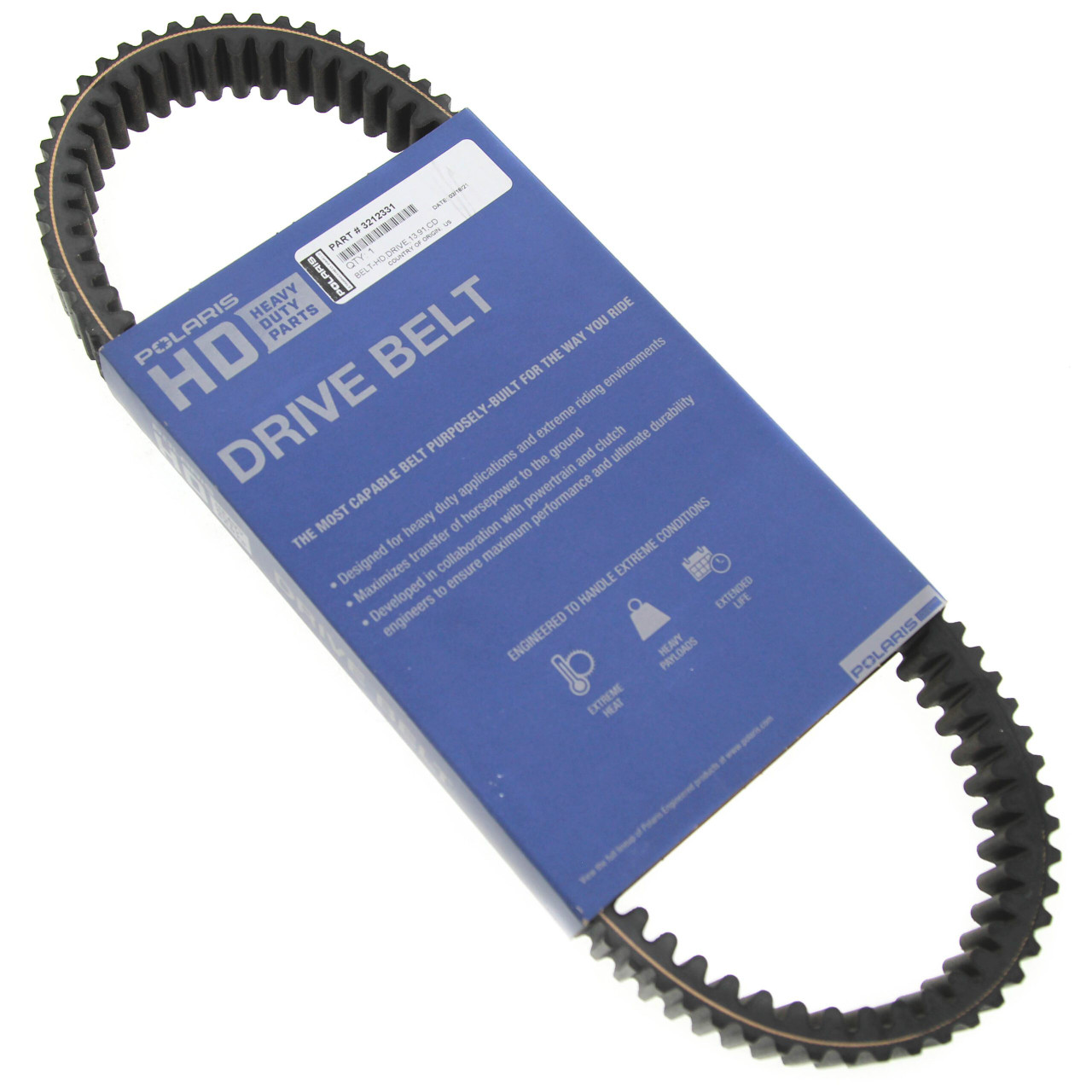 Polaris HD Drive Belt for Sportsman Scrambler 2013 - 2026 OEM