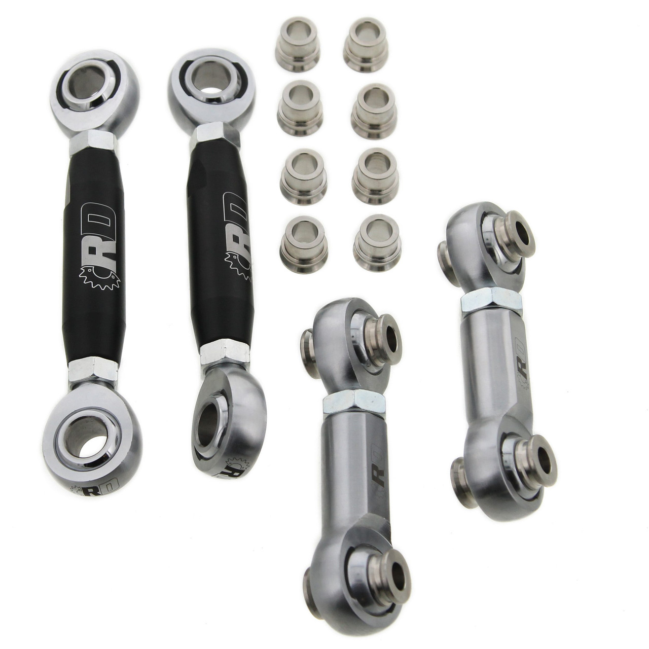Sway Bar Links for Polaris RZR RS1 2018-2022 Front and Rear Black by Race-Driven