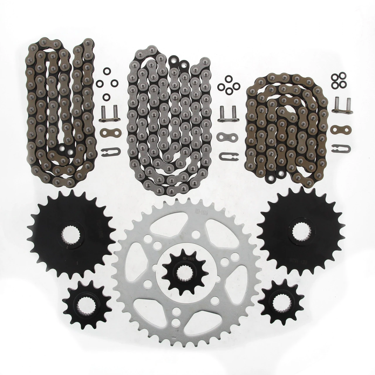 97 Polaris Scrambler 500 CZ ATV X-Ring Chain & Sprocket Complete Set 64L,70L,84L