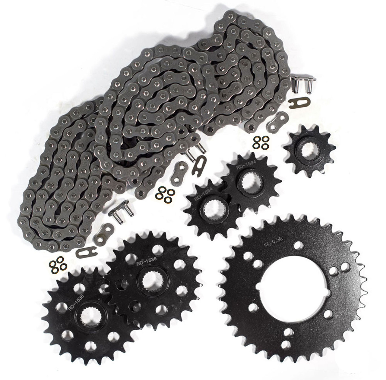 1994 Polaris 400 Sportsman 4X4 O-Ring Chain And Sprocket