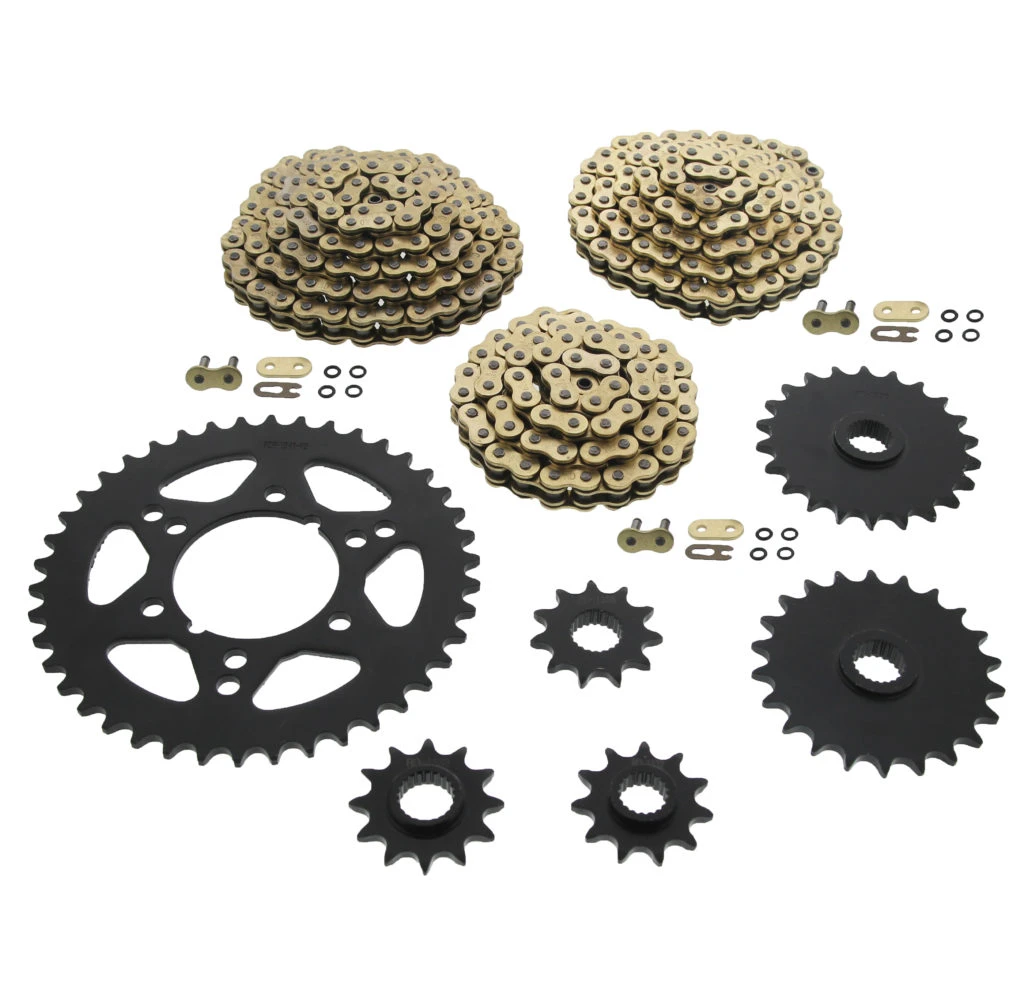 1989-1993 Polaris Trail Boss 250 4X4 Gold O-Ring Chain & Sprocket  64L,70L,88L