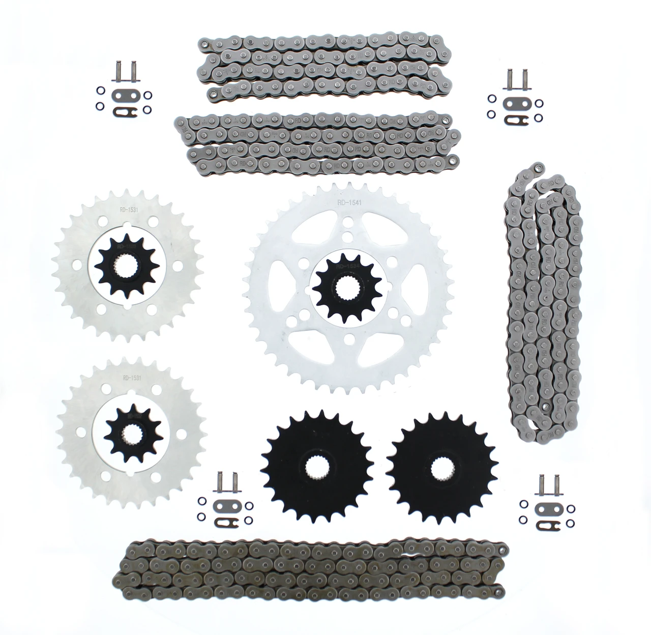 1994 1995 1996 1997 Polaris Big Boss 400 6X6 400L O-Ring Chain and Sprocket Kit