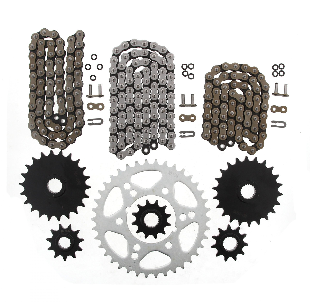 1995 1996 Polaris Magnum 425 4X4 CZ ATV X-Ring Chain & Sprocket