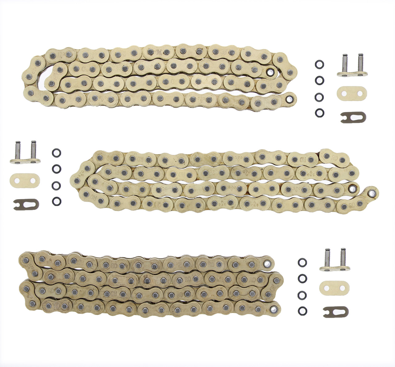 Chain & Sprocket set for Polaris Magnum 425 4X4 1998 Gold 520-64L, 70L, 86L