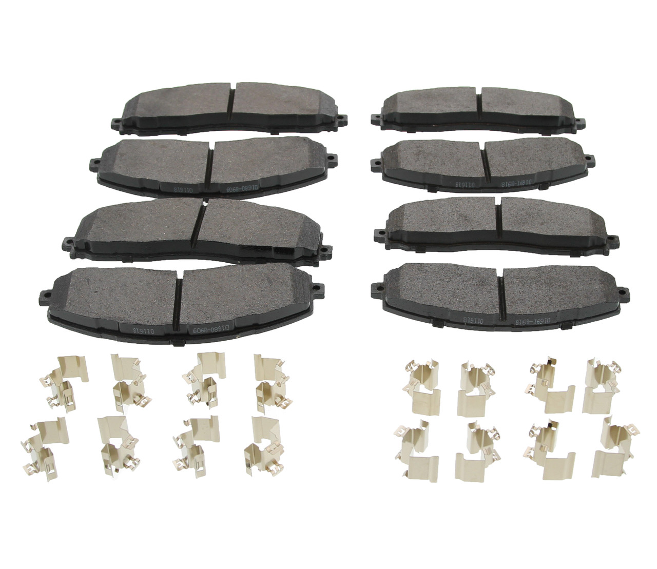 Brake Pads fit Ford F-350 Super Duty 13-22 Front & Rear DC3Z-2001-E DC3Z-2200-D
