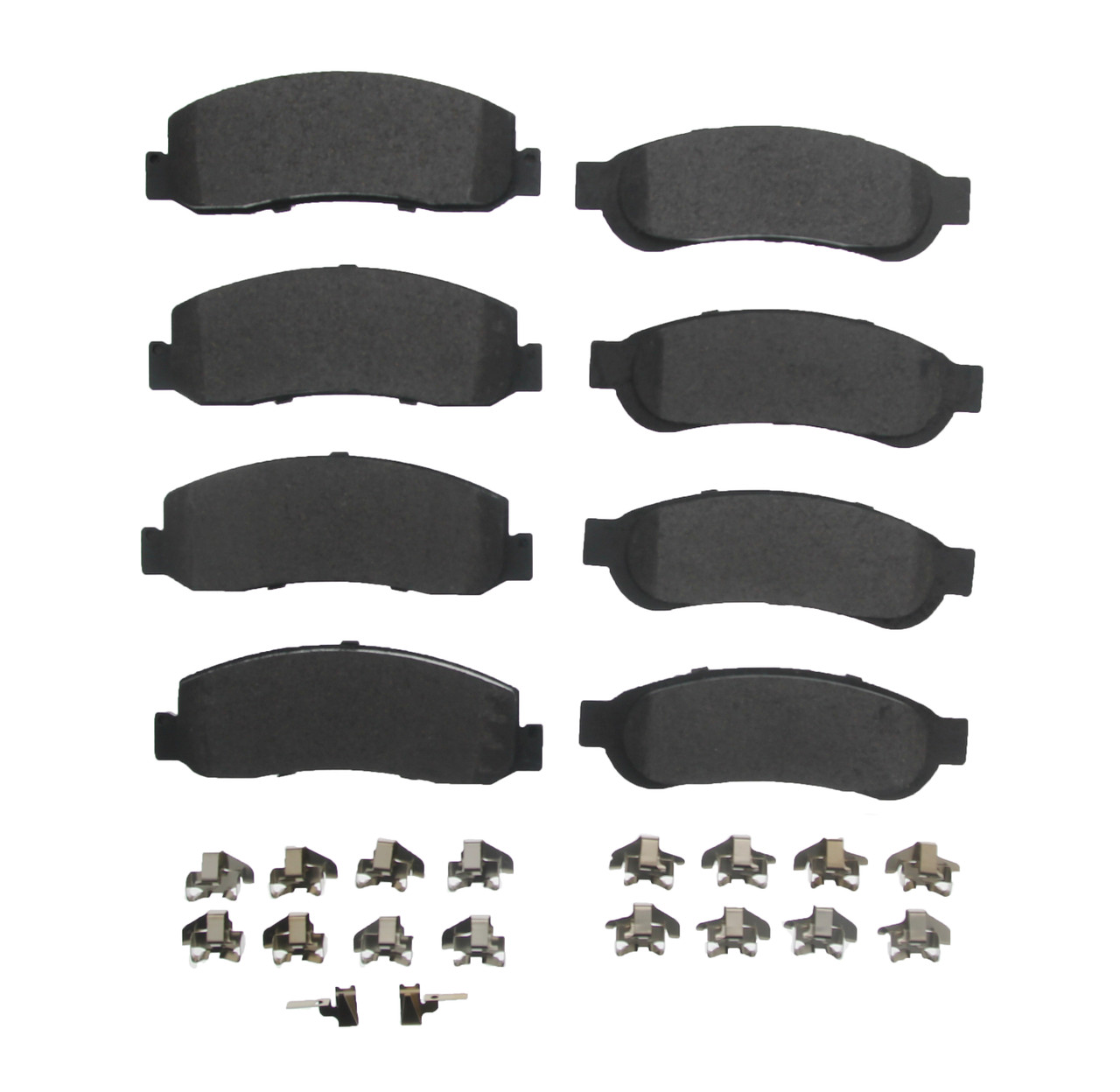 Brake Pads for Ford F-250 Super Duty 08-12 Front & Rear BC3Z-2001-E AC3Z-2200-B