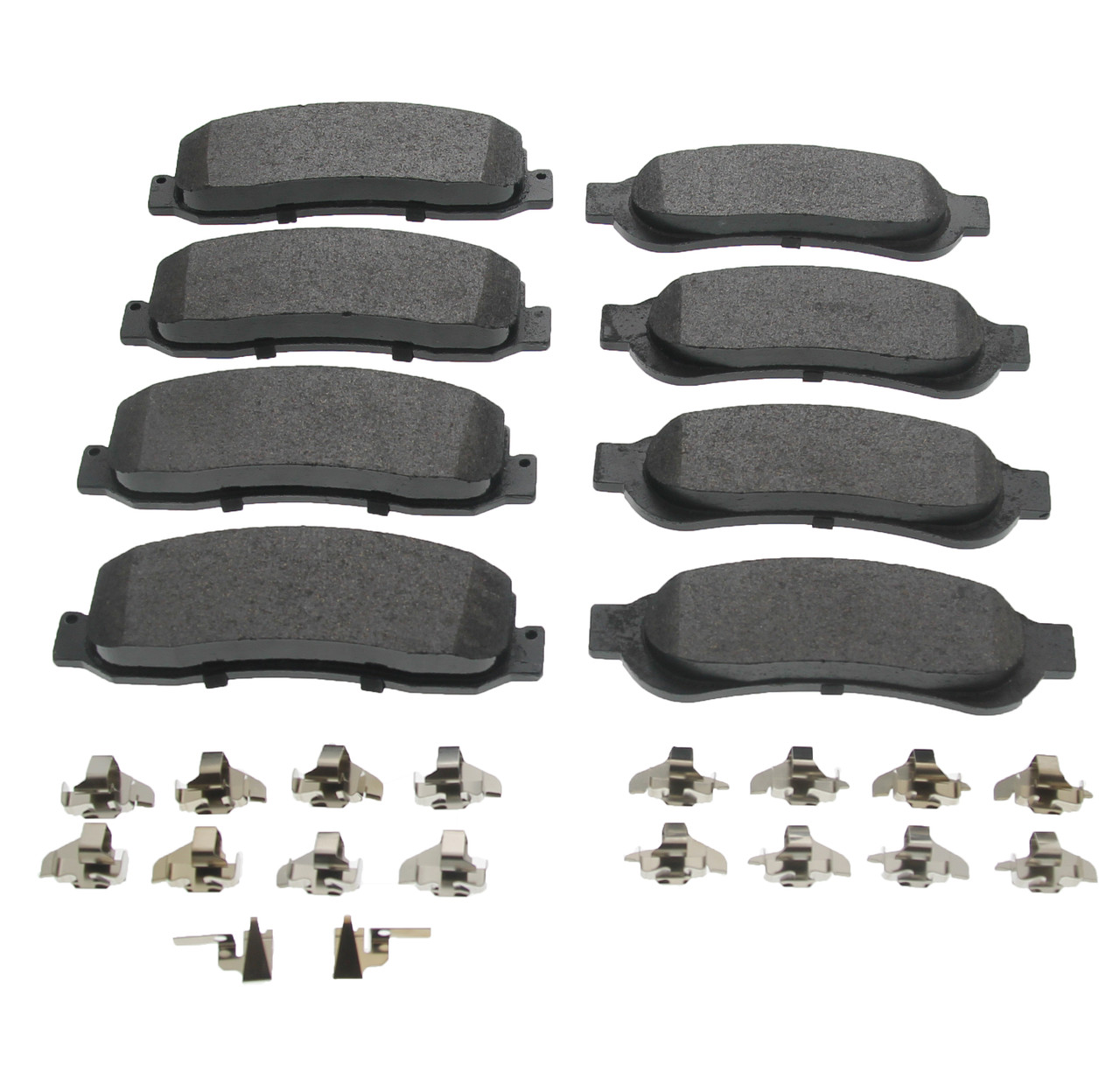 Brake Pads for Ford F-450 Super Duty Front & Rear 08-12 BC3Z-2001-E AC3Z-2200-B
