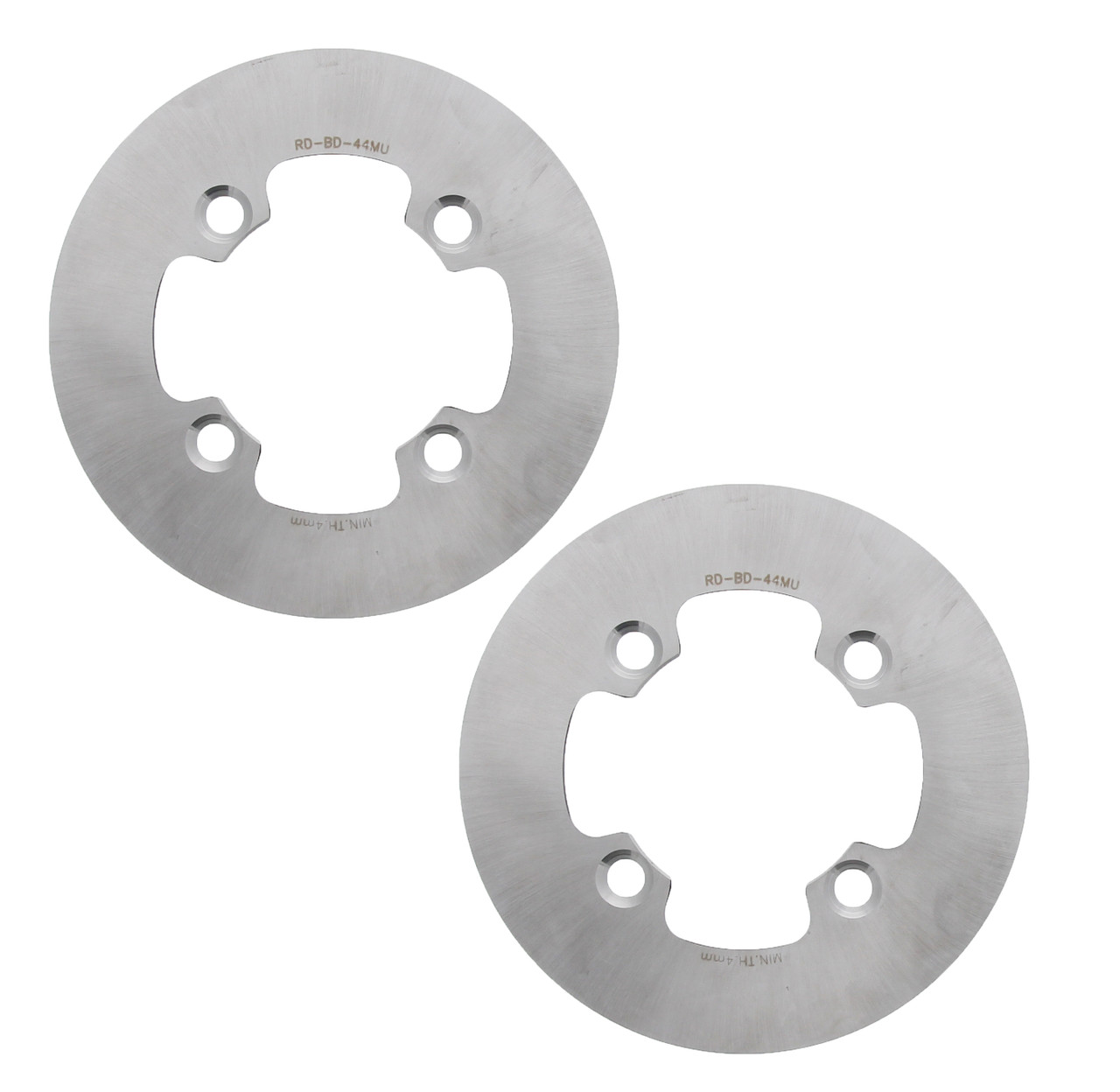 Brake Rotors and Brake Pad for Polaris RZR XP 900 Jagged X 2013 Rear MudRat Disc