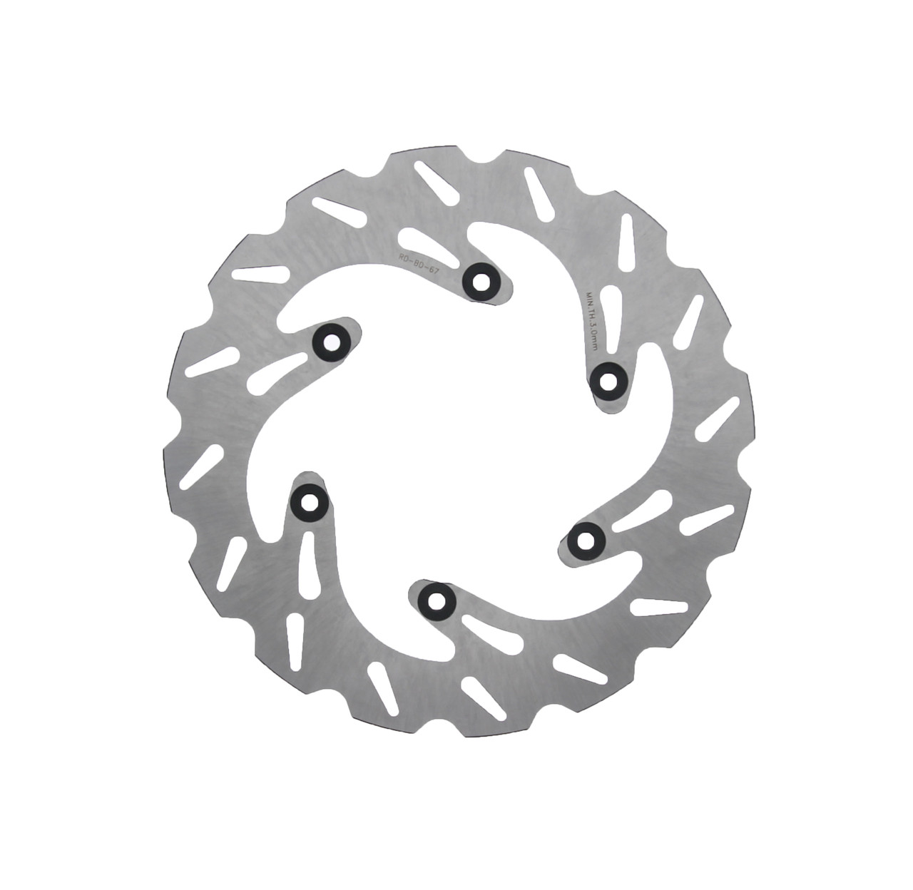 Brake Rotor & Brake Pads for Yamaha YZ125 2003-2013 Rear RipTide by Race-Driven