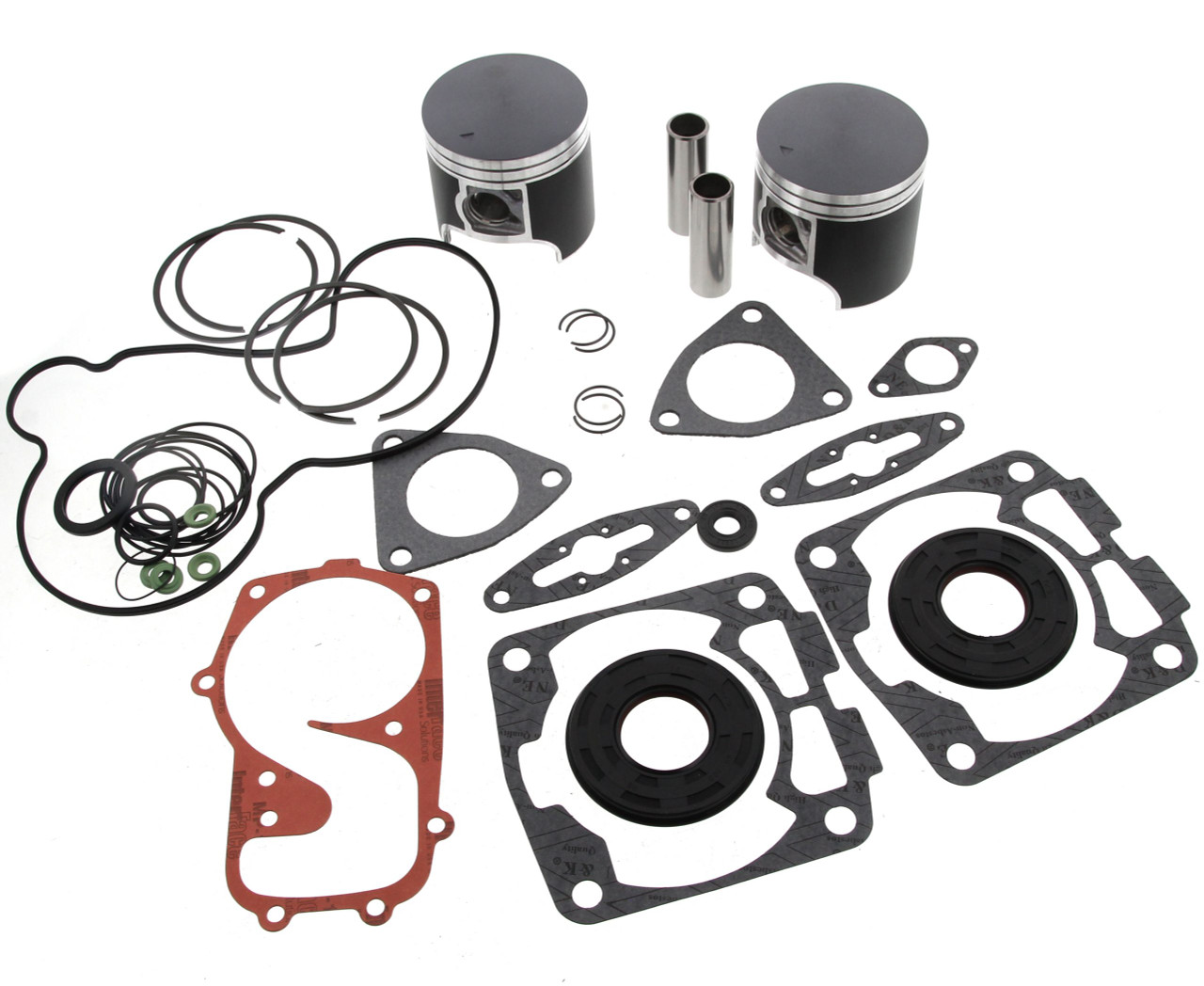 Piston and Gasket Kit for Polaris IQ 600 2007 Teflon Coated by Race-Driven