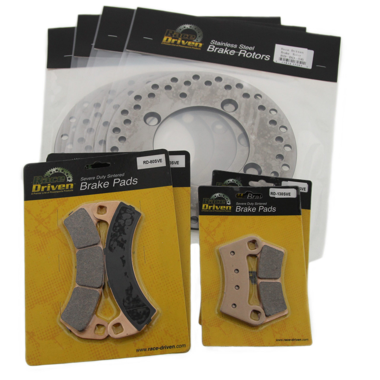 Brake Rotors & Brake Pads for Polaris General 4 1000 Sport 2025 Front & Rear