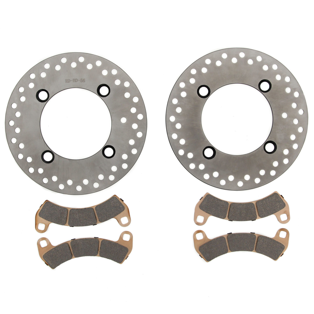 Brake Pads and Brake Rotors fit Polaris General 4 1000 Sport 2025 Front Brakes