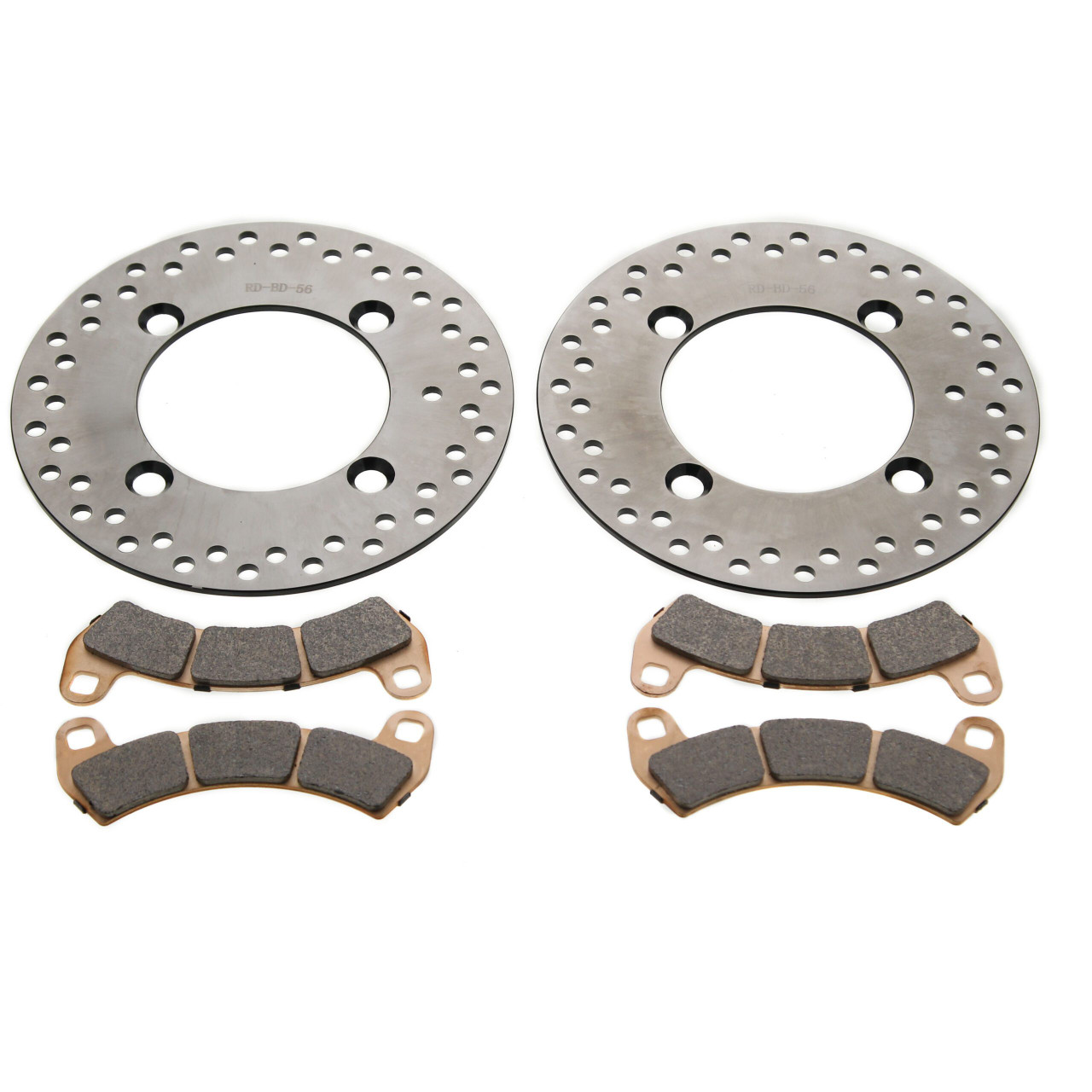 Brake Pads and Brake Rotors fit Polaris General 4 1000 Sport 2025 Front Brakes