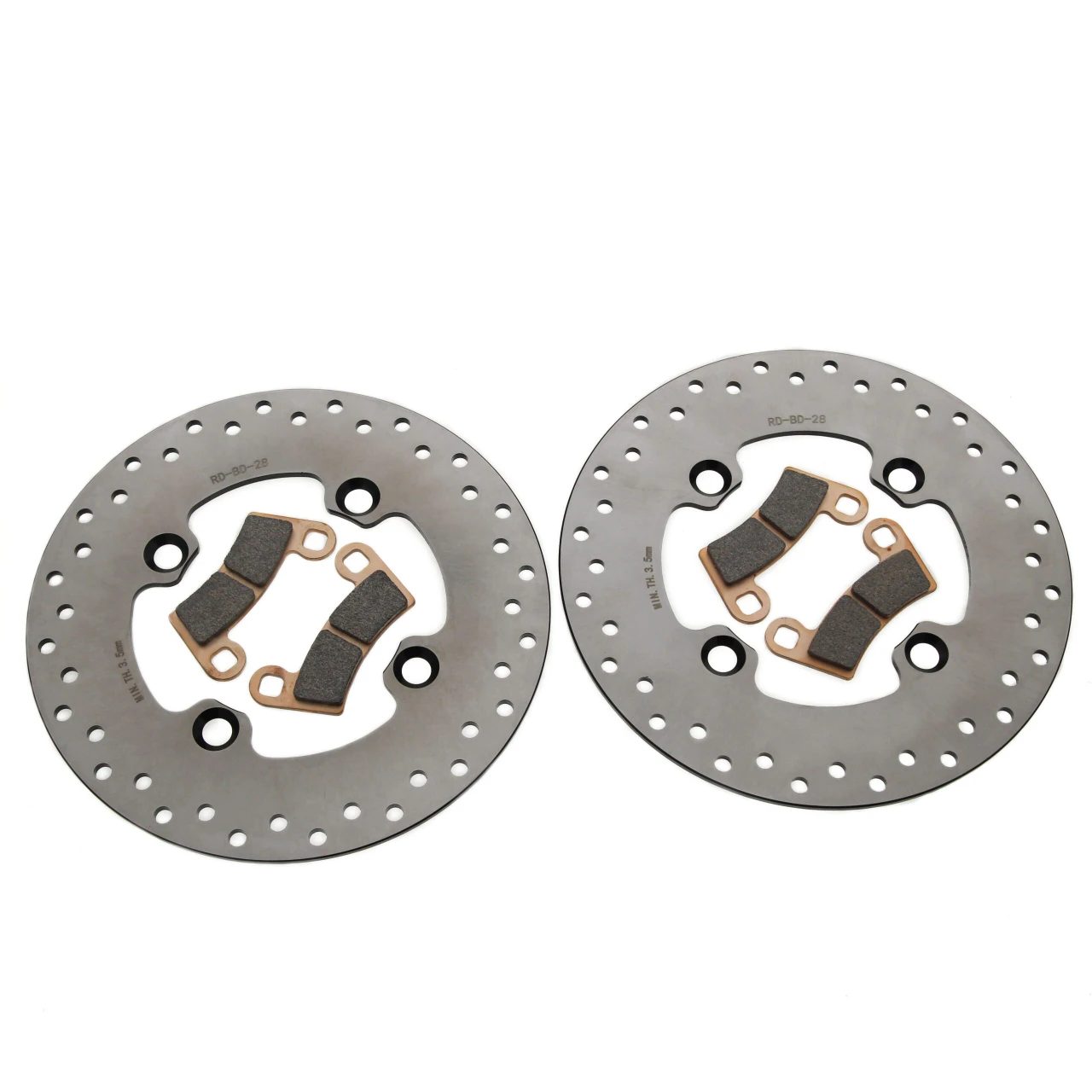 Brake Rotors & Pads for Polaris Ranger Crew XP 1000 High Lifter 2021 2022 Front