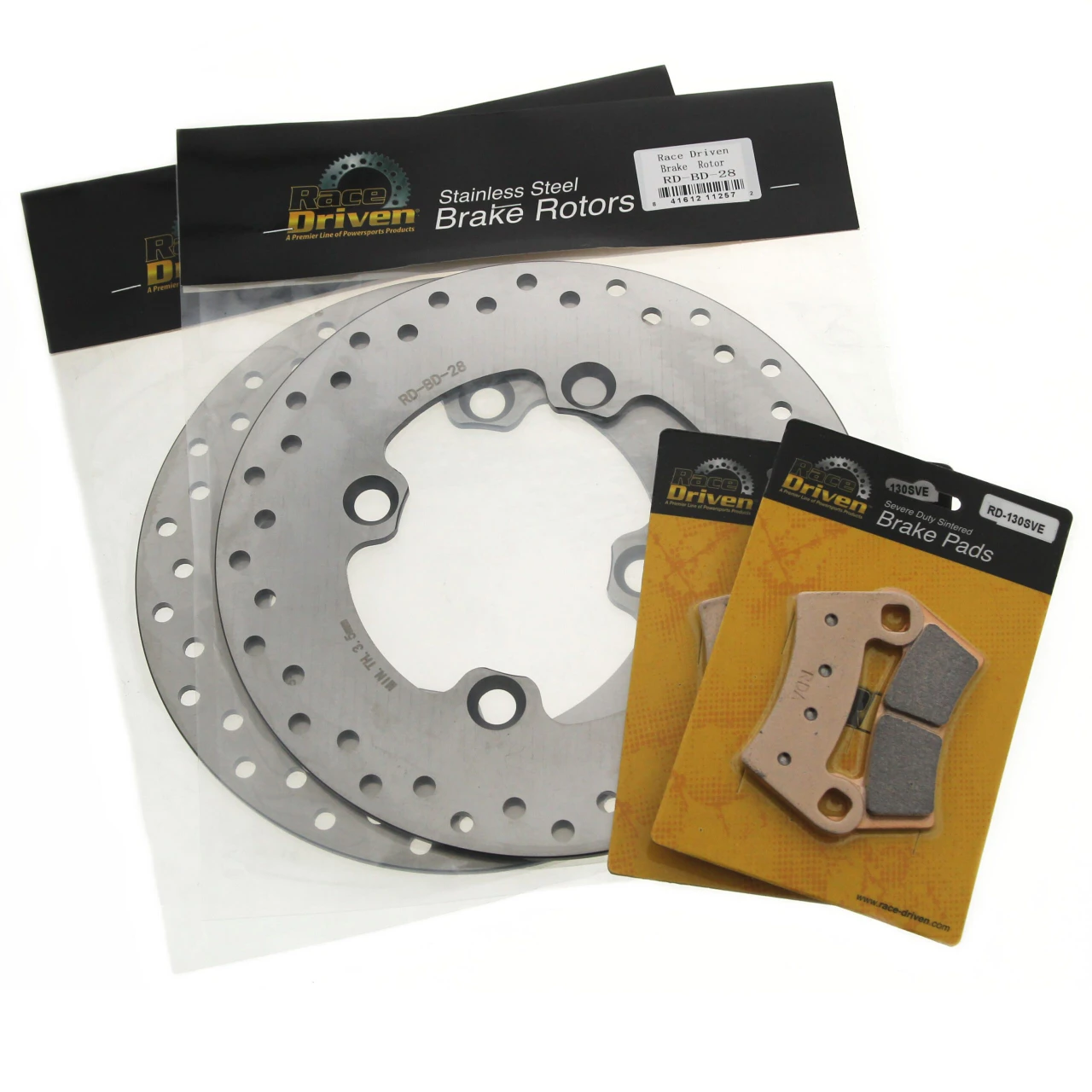 Brake Rotors & Pads for Polaris Ranger Crew XP 1000 High Lifter 2021 2022 Front