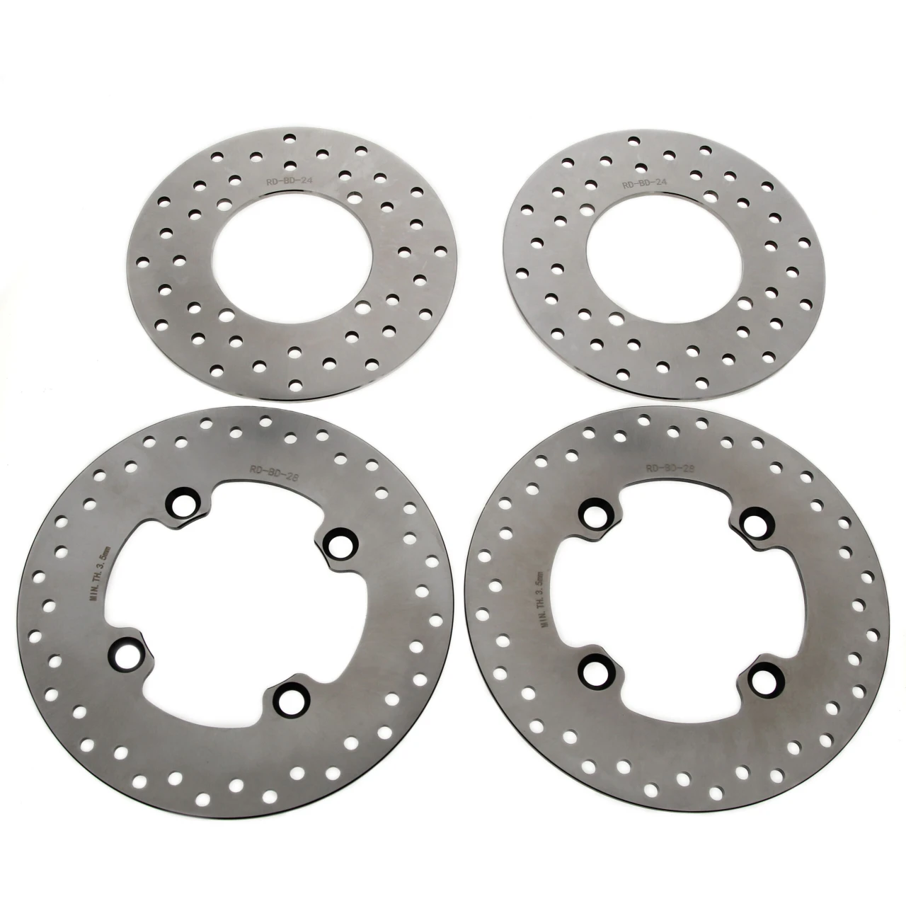 Brake Rotors for Polaris Ranger XP Kinetic 2023 2024 Front and Rear Brakes Discs
