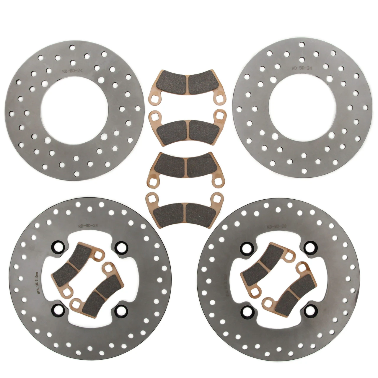 Brake Rotors & Pads Polaris Ranger XP 1000 2025-2027 Front & Rear by Race-Driven