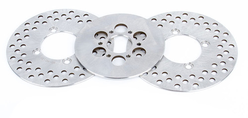 Brake Rotors for Yamaha Rhino 450 YXR450 2004-09 Front & Rear x3 by Race-Driven