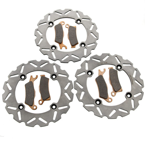 Brake Rotors & Pads fit Can-Am Outlander 850 2016 - 2023 Front & Rear RipTide