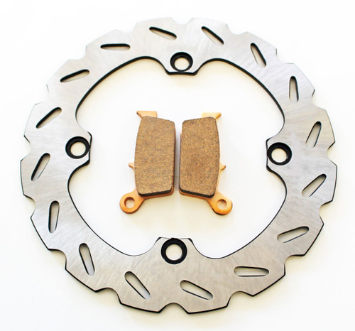 1989 - 1996 Honda CR250 CR 250 RipTide Brake Rotor and Severe Duty Brake Pads