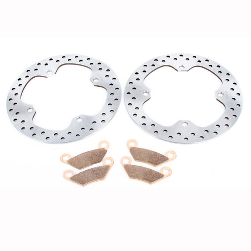 Brake Rotors & Brake Pads fit Polaris Sportsman 850 High Lifter 2016 - 2019 Rear