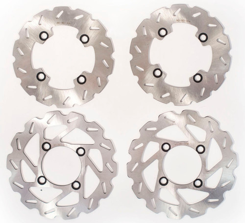 Brake Rotors for Yamaha Rhino 700 YFM700 2008-2013 Front & Rear RipTide Discs x4