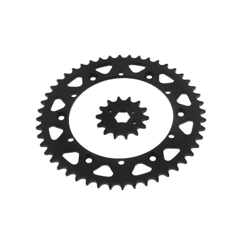 Sprockets fit Yamaha YZ250 1987 - 1998 Front and Rear Black 14/48
