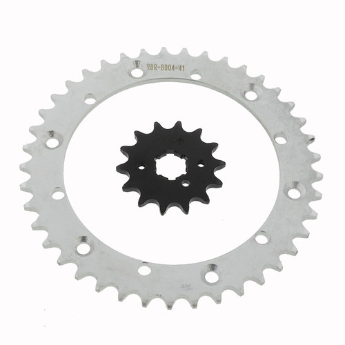 Sprocket set for Yamaha YFM350 Warrior 1989-2004 14 Tooth Front & 41 Tooth Rear