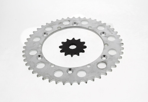 Sprockets fit Yamaha YZ125 125 1987 - 1998 Front and Rear Black 12/48